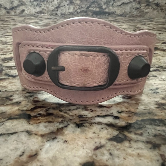 Balenciaga calf skin stud bracelet - Picture 1 of 4